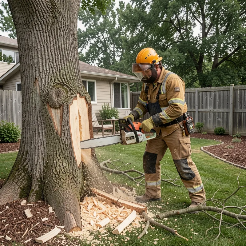 Abattage d'un arbre pour particulier : prix et devis 2026
